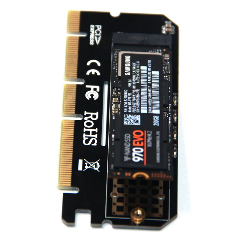 Card chuyển đổi giao diện M.2 NVME SSD NGFF sang PCIE 3.0 X16 M