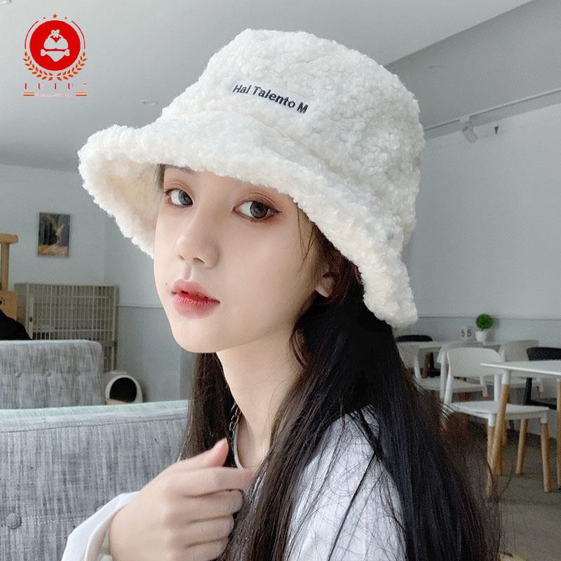 Mũ Vành Lông Cừu Giữ Ấm Thời Trang Dạo Phố Dành Cho Bạn Gái