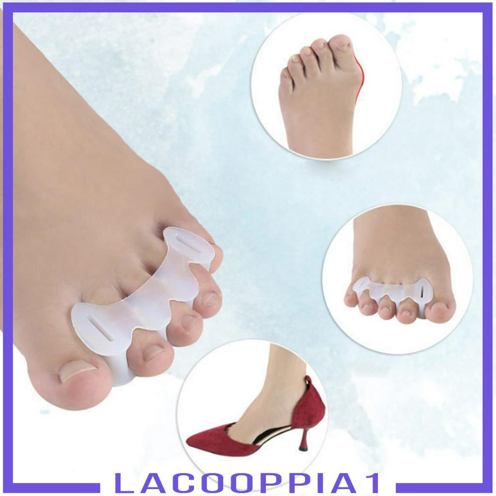 Set 1 / 2 Cặp Đệm Tách Ngón Chân Mềm Mại Hỗ Trợ Tập Yoga