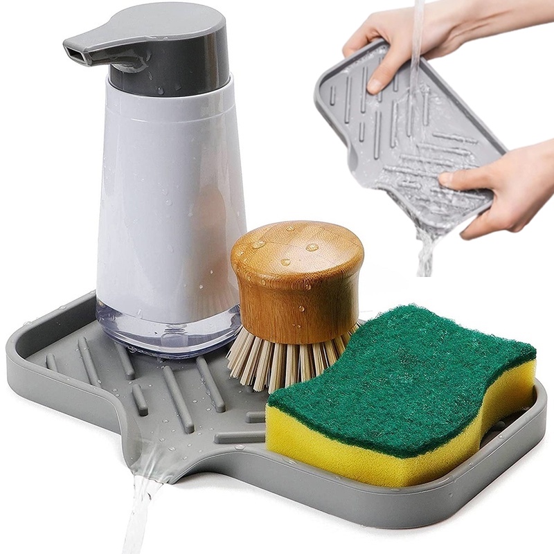 Giá Đỡ Xà Phòng Bằng Silicone Tiện Dụng Cho Nhà Bếp