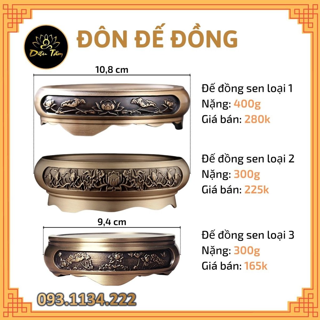 LOẠI 1 -Lư xông trầm vừa là Đôn, chân đế để lư hương xông trầm, cóc, tỳ hưu, ấm trà, tượng bằng ĐỒNG NGUYÊN KHỐI