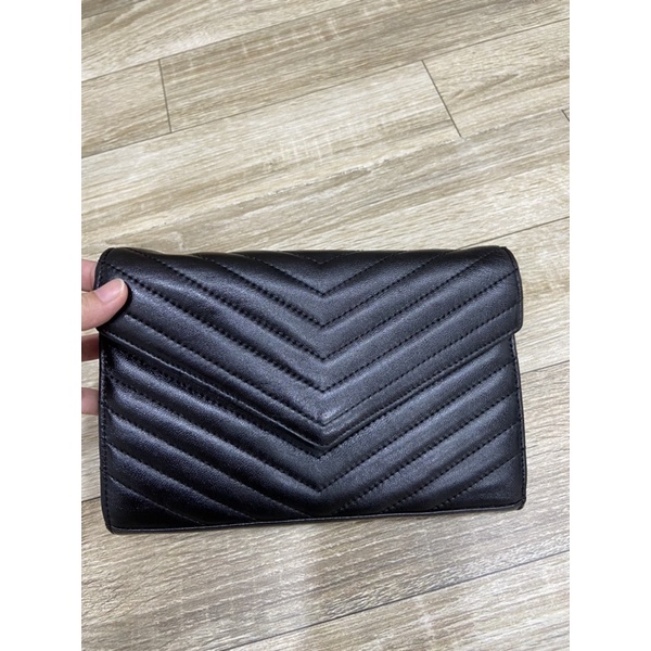 Túi si da thật dáng YSL