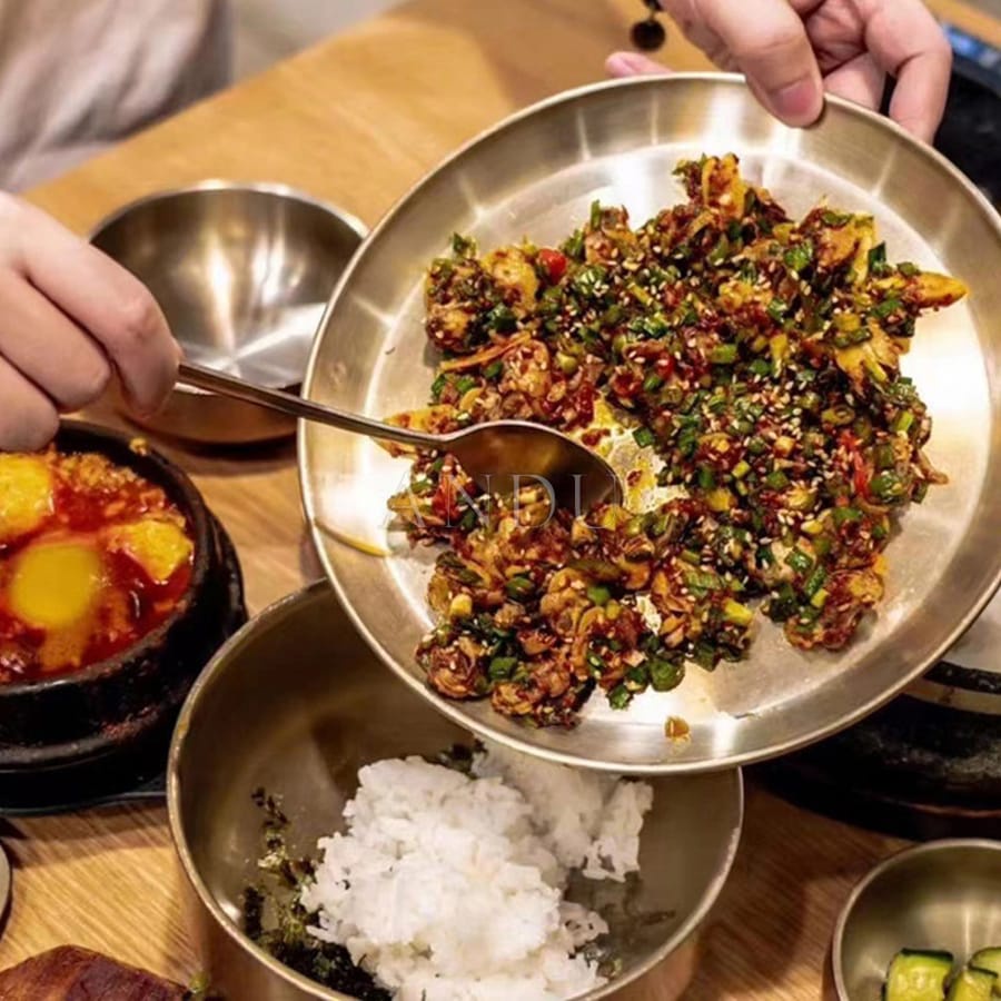 Set 5 Thìa Inox 304 Cao Cấp Sáng Bóng Sang Chảnh