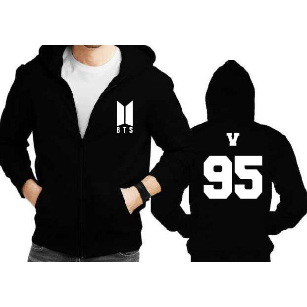 Áo Khoác Hoodie Bts V 95 Có Khóa Kéo