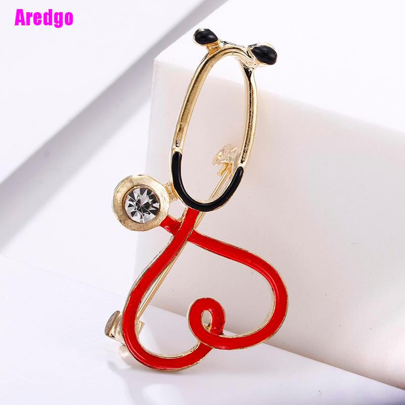 Trâm Cài Áo Hình Ống Nghe Nhịp Tim Thời Trang