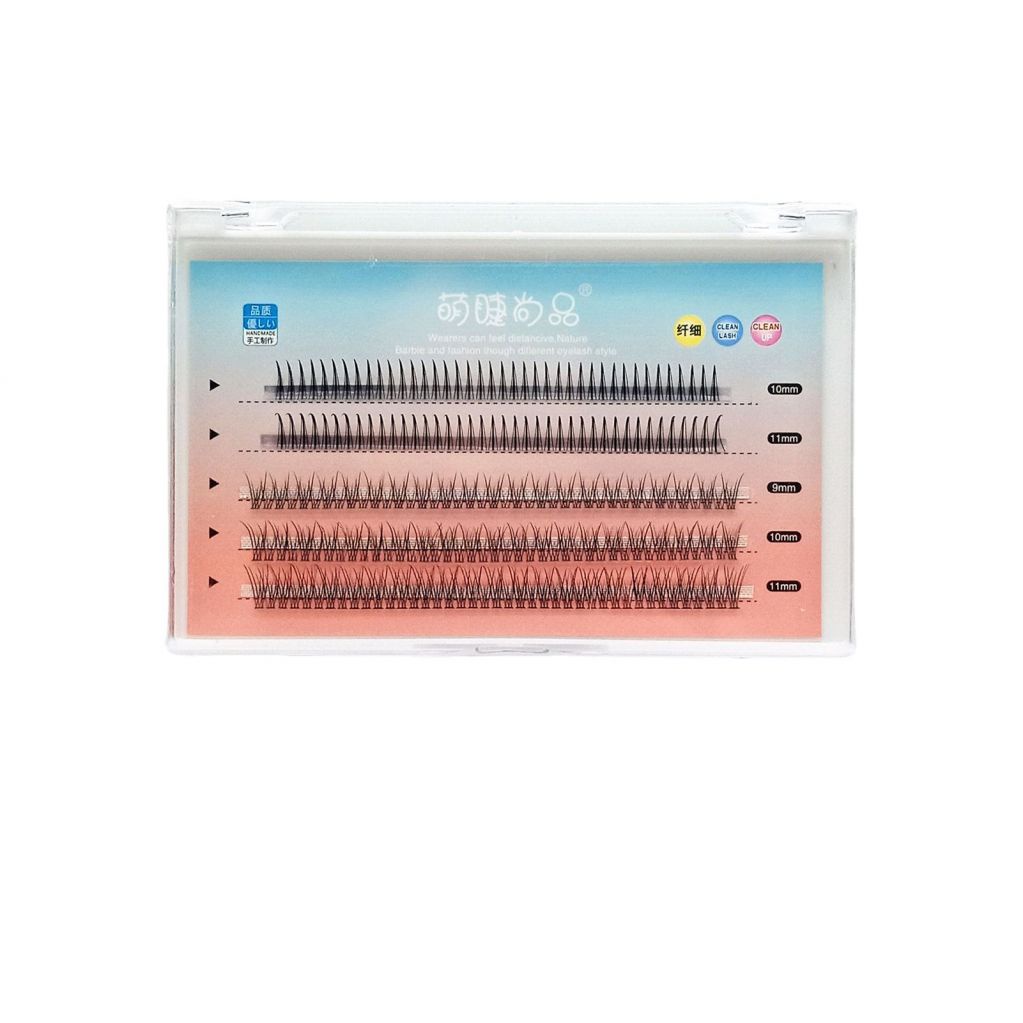 Little Red Book Fish Tail + A Type Mixed Hair Five Rows Mixed Natural False Eyelashes Self-grafting Single Cluster Eyelashes firstonly | BigBuy360 - bigbuy360.vn