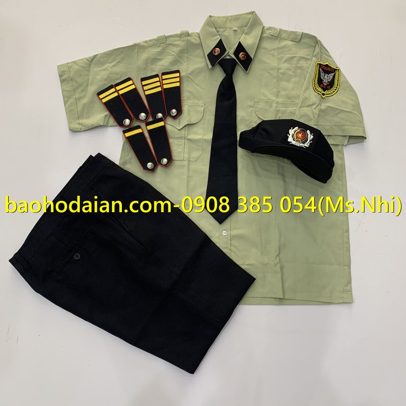 Quần áo bảo vệ màu xanh vỏ đậu vải kate ford thoáng mát kèm phụ kiện