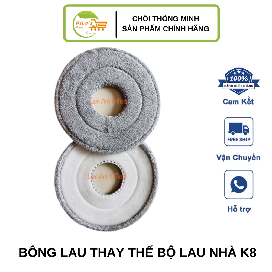 Bông Lau Nhà Thay Thế Bộ Lau Nhà Tách Nước Hand Mop K9/ Chef Chef