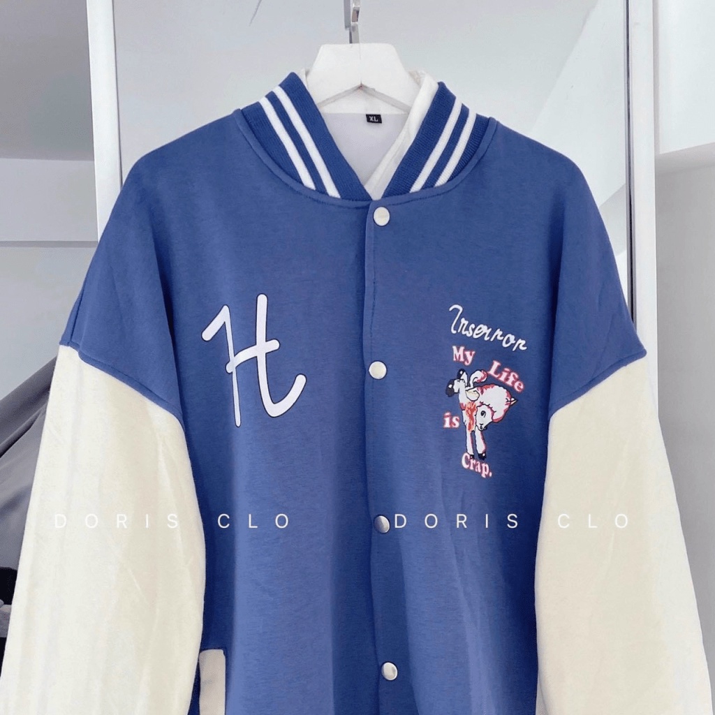 Áo Hoodie Cúc Bấm - Áo Khoác Nỉ Bông Unisex Nam Nữ in My Life Hàn Quốc TP316 [NewUnisex]