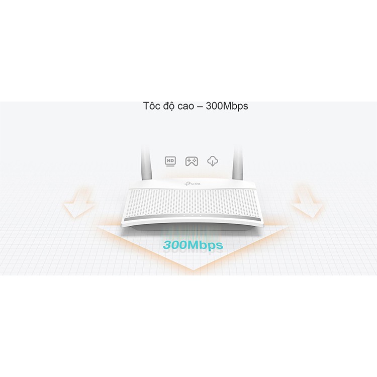 Bộ phát Wifi Tp-Link TL-WR820N tốc độ cao 300Mbps hỗ trợ IPTV - Hàng Chính Hãng