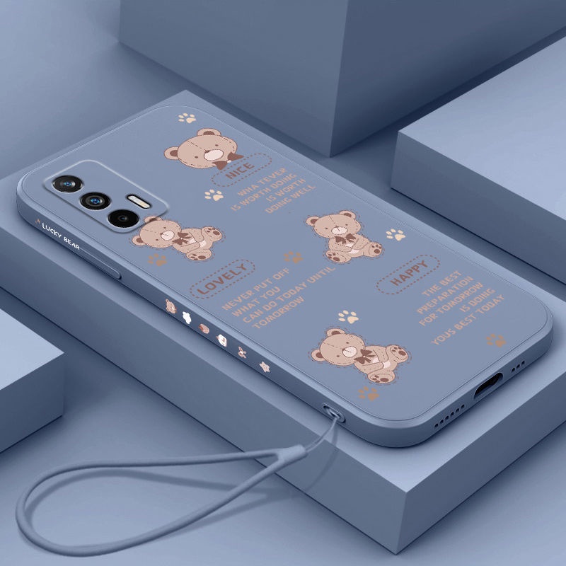 Ốp Điện Thoại Họa Tiết Gấu Cho realme GT realme GT neo2 realme GT neo3 realme GT Master realme XT