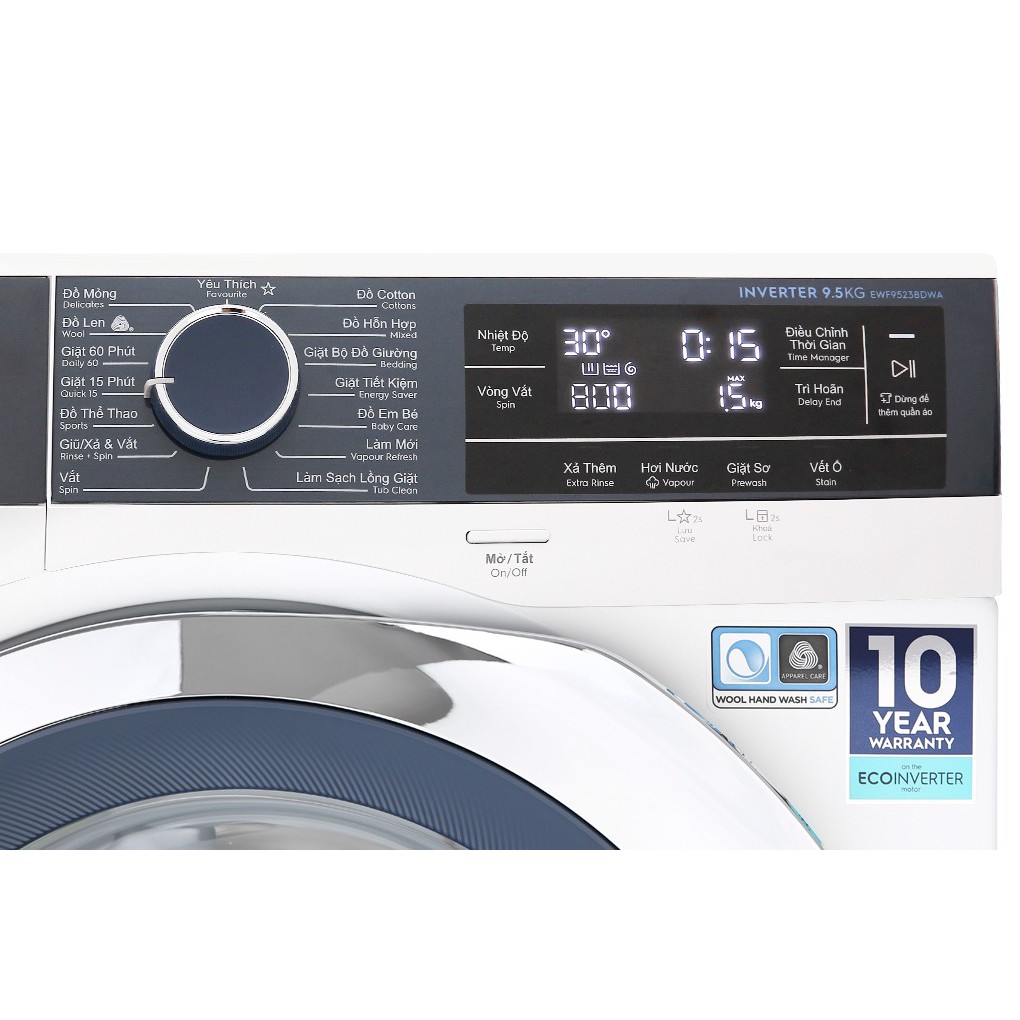 Máy giặt Electrolux 9.5Kg Electrolux EWF9523BDWA