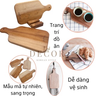 Thớt tay cầm kháng khuẩn - thớt decor, bày trí đồ ăn chụp hình - thớt picnic