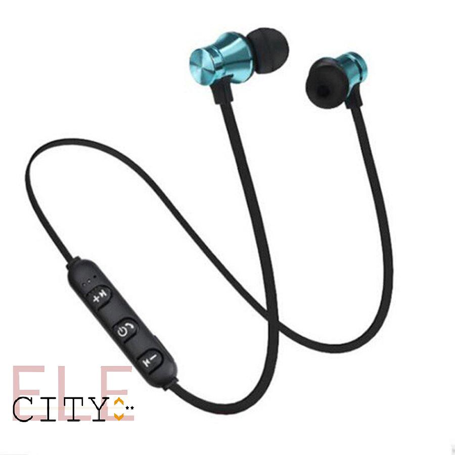 Ele】Tai nghe nhét tai không dây Bluetooth 4.2 tích hợp micro thiết kế từ tính phong cách thể thao