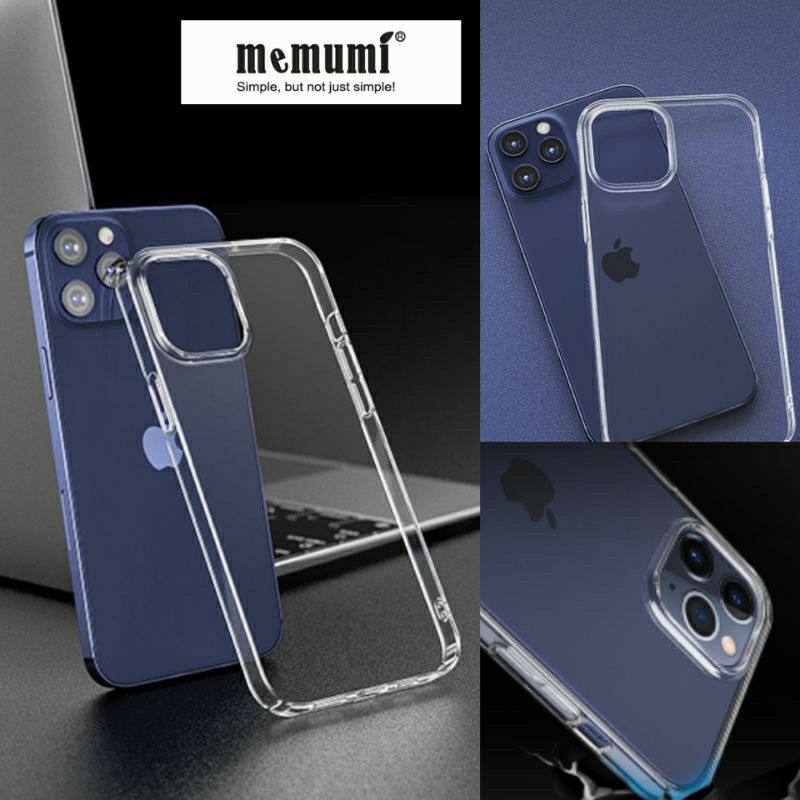 Ốp lưng Memumi Slim Desing iPhone 13 Pro max ,12 Mini, 12, 12 Pro, 12 Pro Max, 11 Pro Max / Xs MaxTrong cứng không ố màu