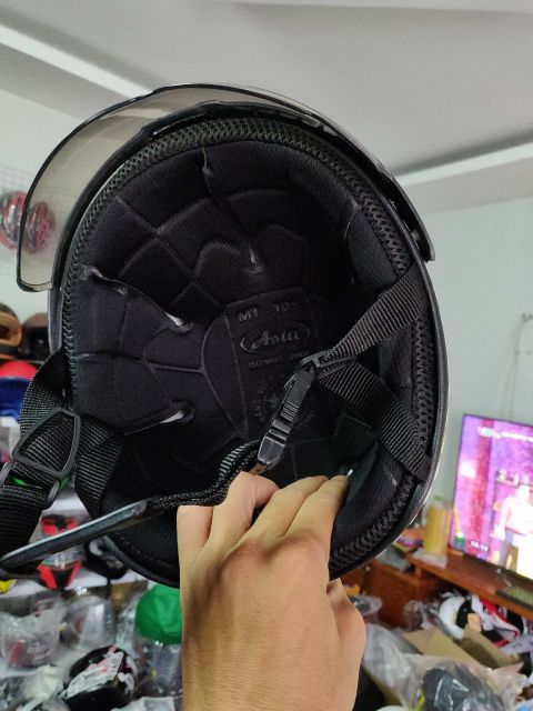 Nón bảo hiểm kính âm Asia, ViA MT105KA,Srt