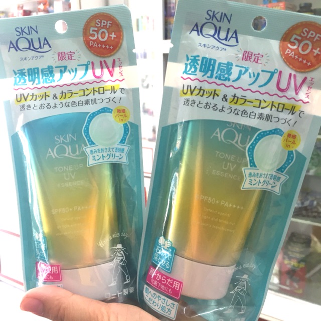 Kem chống nắng skin aqua nâng tone dành cho da mụn , nhạy cảm