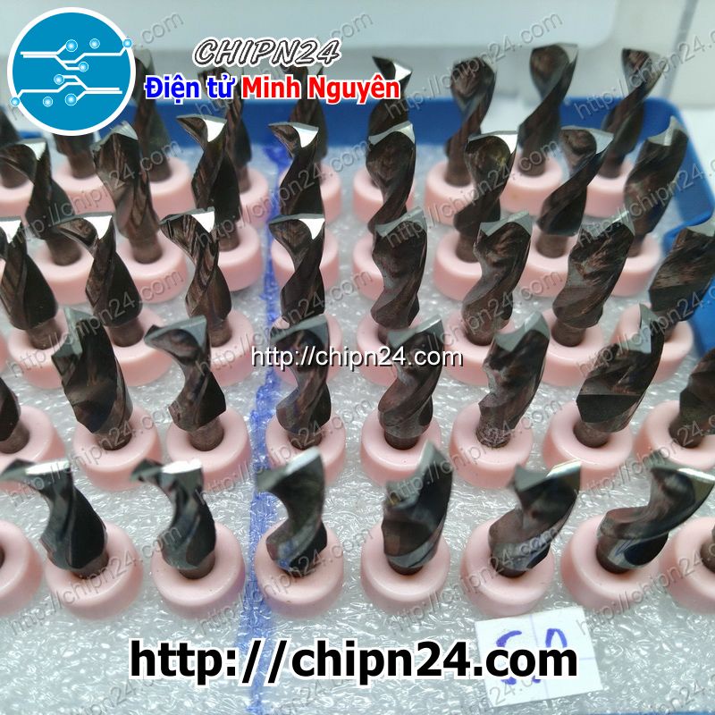 [1 CÂY] Mũi khoan mạch in CNC 5.0mm (Mạch điện tử, PCB)