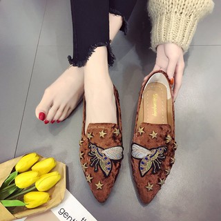giày bệt nữ mũi nhọn