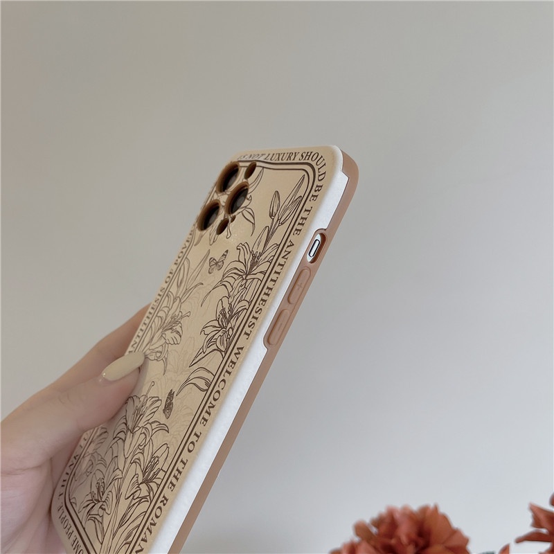 Ốp Lưng Iphone In họa tiết Hoa Hồng Pháp Hàng Chuẩn Cho Iphone 7 8 Plus SE X XS XS Max 11 12 13 14 Pro Max