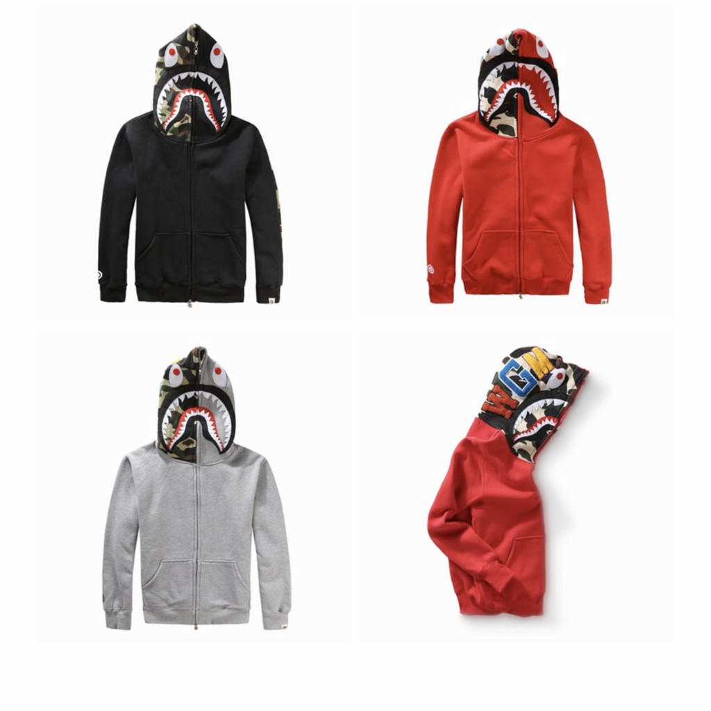 Áo khoác Bape shark,jacket Bape Shark