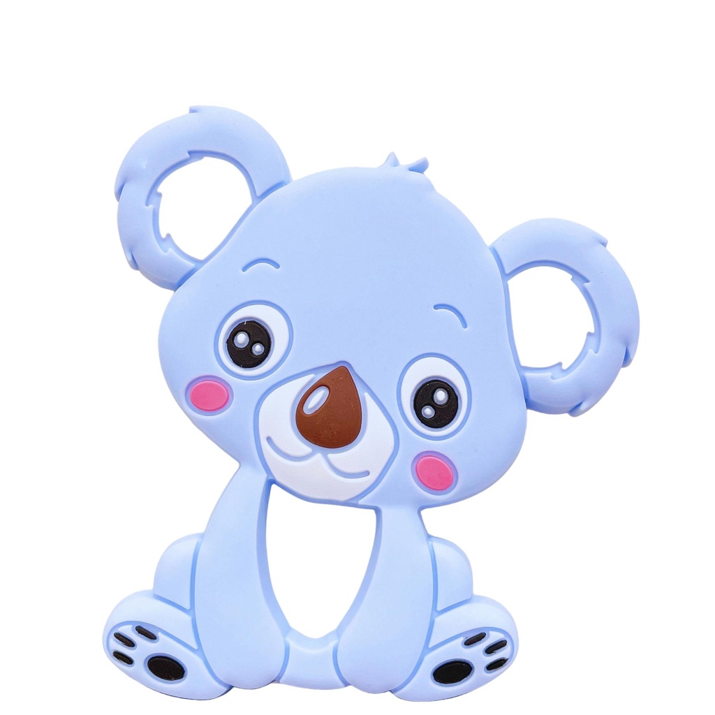 Thú ngậm nướu full silicone thương hiệu Hinata Nhật Bản, làm chậm cơn đau và ngứa nướu khi bé mọc răng