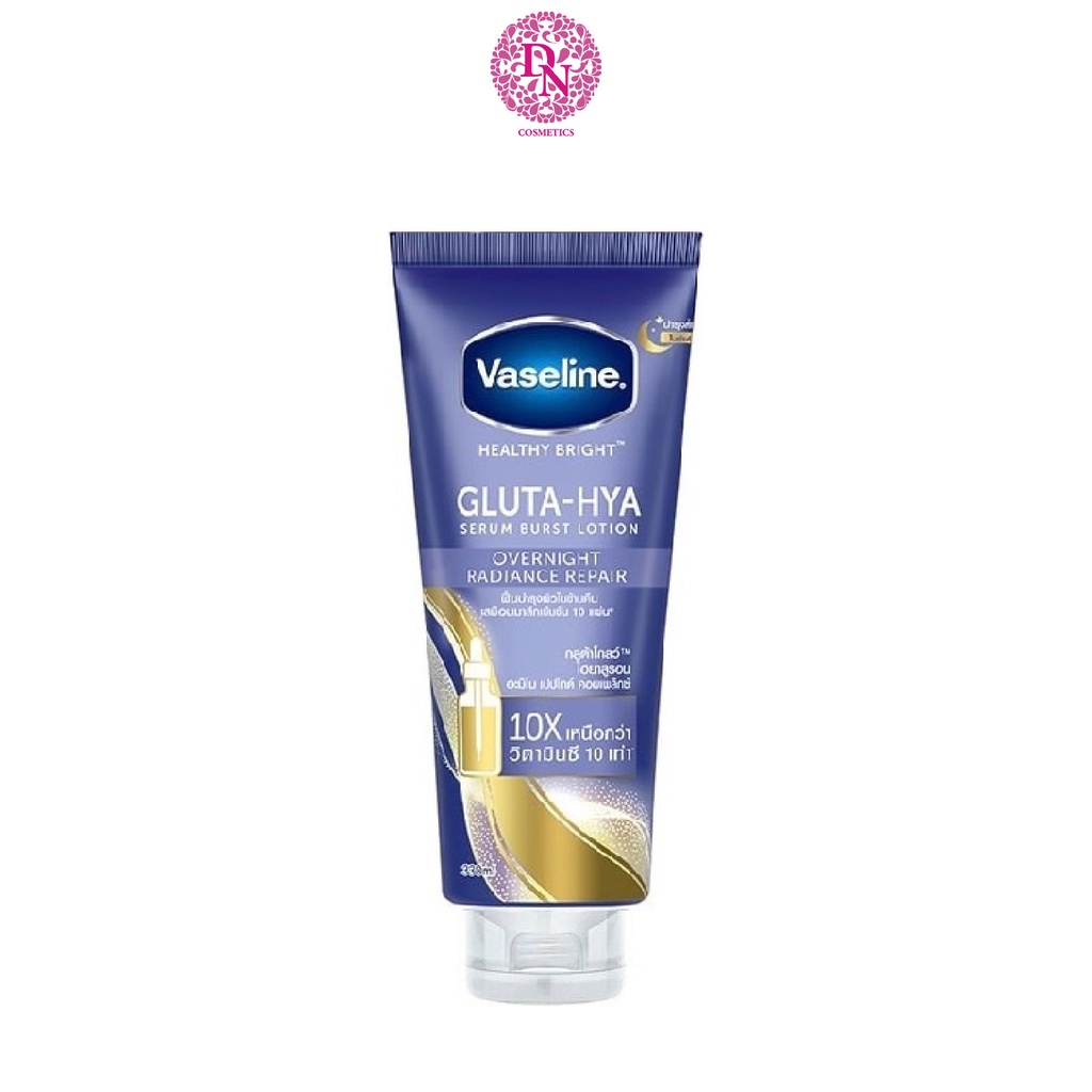 Dưỡng thể trắng da Vaseline Healthy Bright Gluta Hya Serum Burst Lotion 10X