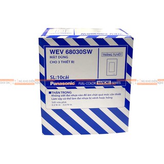 Mặt Dùng Cho 3 Thiết Bị Panasonic WEV68030SW [Dòng WIDE]