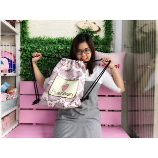 Balo dây rút Ly dễ thương 37x32cm