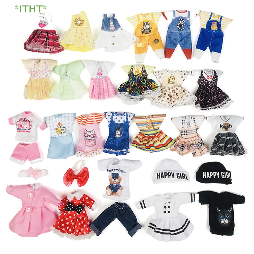 Đầm Thời Trang Cho Búp Bê 16cm Tỉ Lệ 1 / 12 Mới