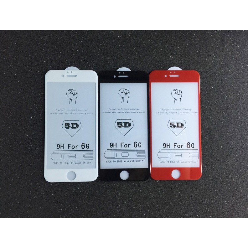 [HOT]Kính cường lực Iphone 5D full màn dành cho Iphone 6/6+/7/7+/8/8+/X giá tốt nhất
