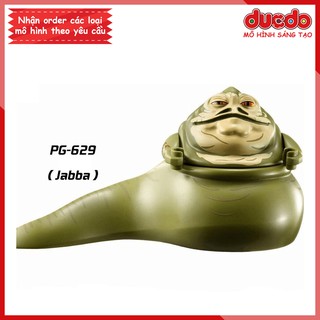 Bigfig Jabba The Hut Chiến tranh giữa các vì sao - Đồ chơi Lắp ghép Xếp hình Mini Minifigures Big Fig PG629 POGO