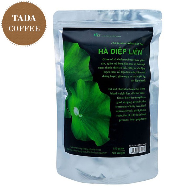 Thực phẩm bảo vệ sức khỏe Lá sen tươi sấy khô KT làm trà túi 75 gram-TaDa
