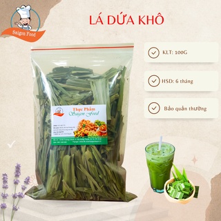 LÁ DỨA (LÁ NẾP) SẤY KHÔ THƠM TỰ NHIÊN 100G - SAIGONFOOD