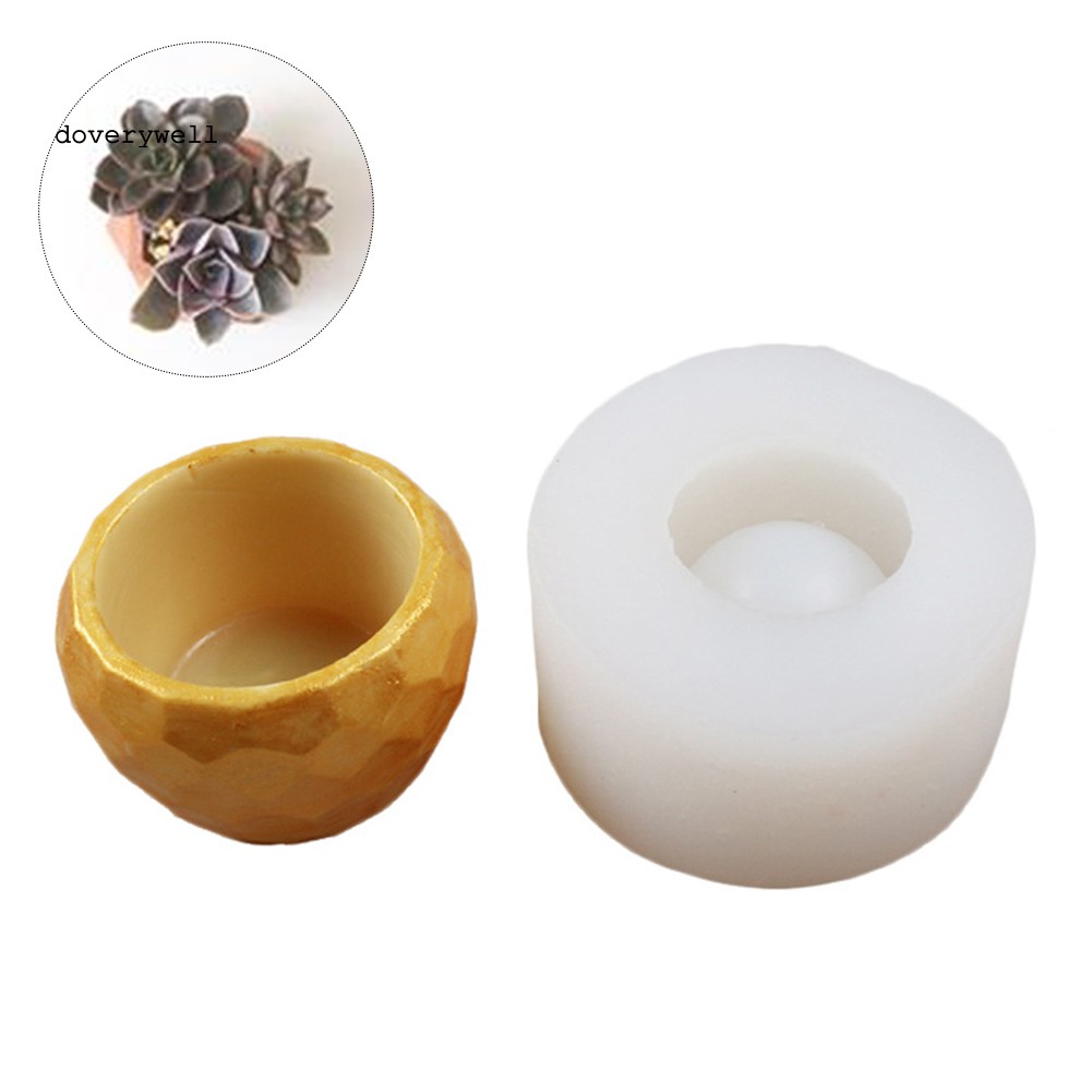 Khuôn Silicone Tạo Hình Chậu Cây Xi Măng