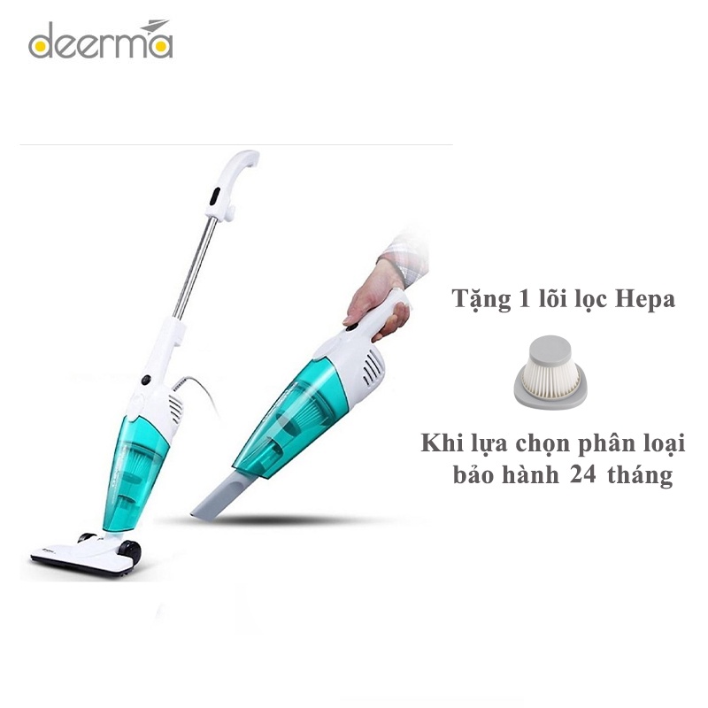 Máy Hút Bụi Cầm Tay DEERMA DX118C/DX128C - Chọn Bảo Hành 24 Tháng Sẽ Tặng Thêm Lõi Lọc