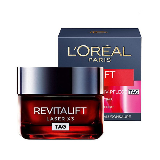[KÈM BILL] Kem dưỡng L'Oréal Revitalift Laser X3 Anti-Age Intensivpflege Tag + Nacht