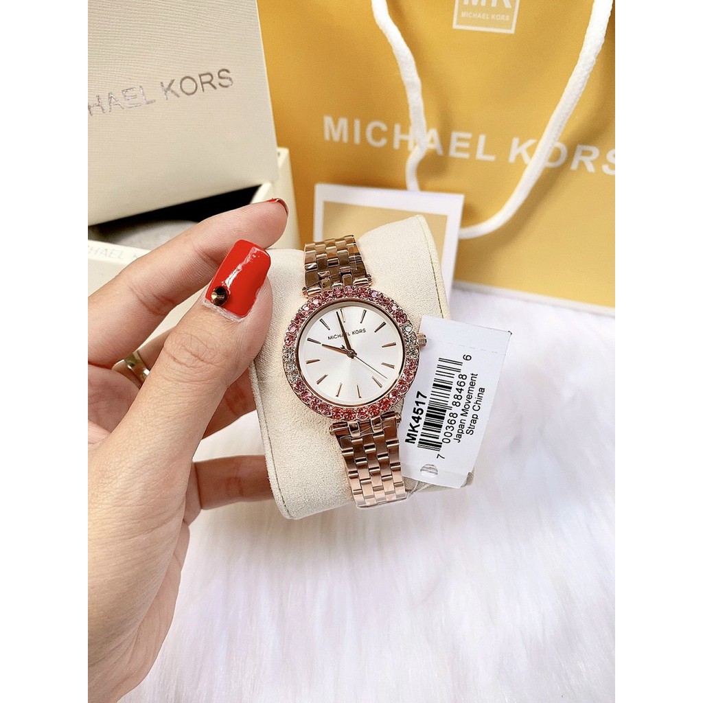 ĐỒNG HỒ NỮ MICHAEL KORS DARCI , DÂY THÉP , SIZE 34MM - Fullbox