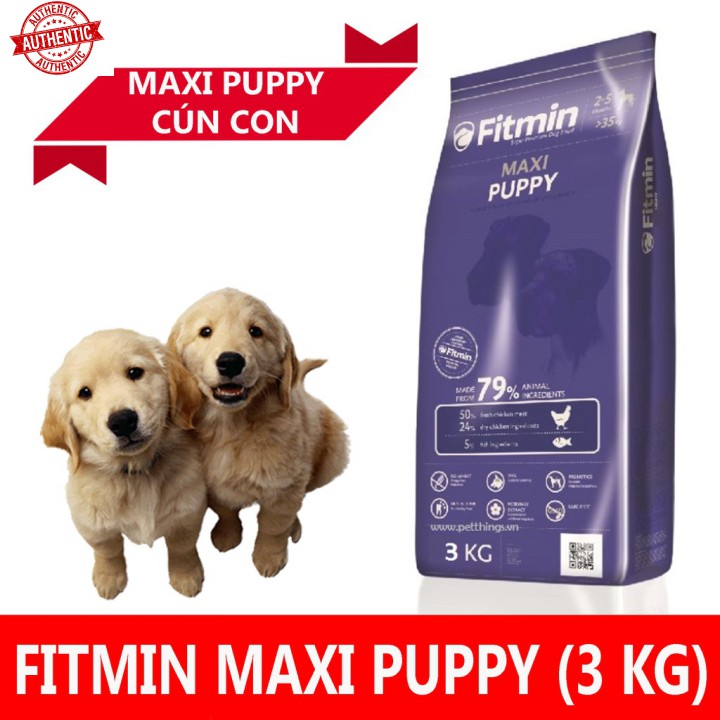 [Mã giảm giá] Thức Ăn Cho Chó Fitmin Maxi Puppy
