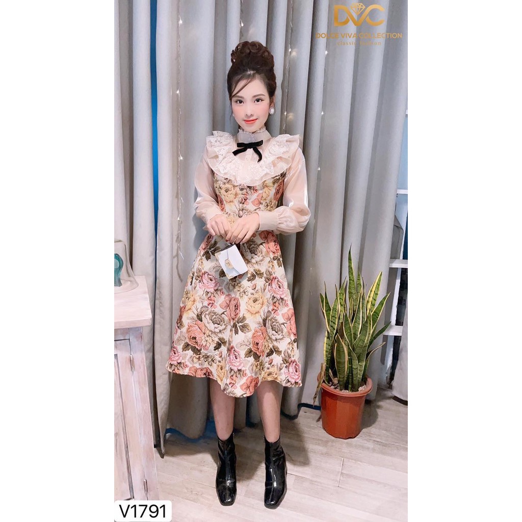 Váy hoa tiểu thư