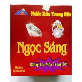 🍀🍀Nước rửa trang sức Ngọc Sáng - Một hộp 2 chai 120ml