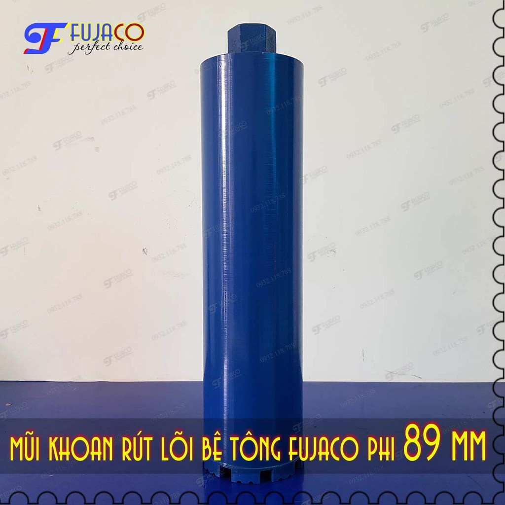 Mũi khoan rút lõi phi 89 mm - FUJACO