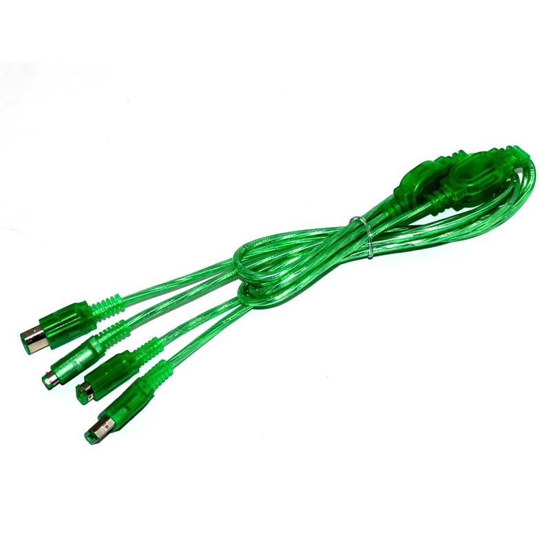LI 4.9ft 2 Player Game Link Cable Connection Cord Connect Wire Transfer Line for Gameboy Color GBC Gameboy Pocket GBP GB Consoles