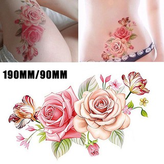 Hình Xăm Dán Tạm Thời Hình Hoa Hồng