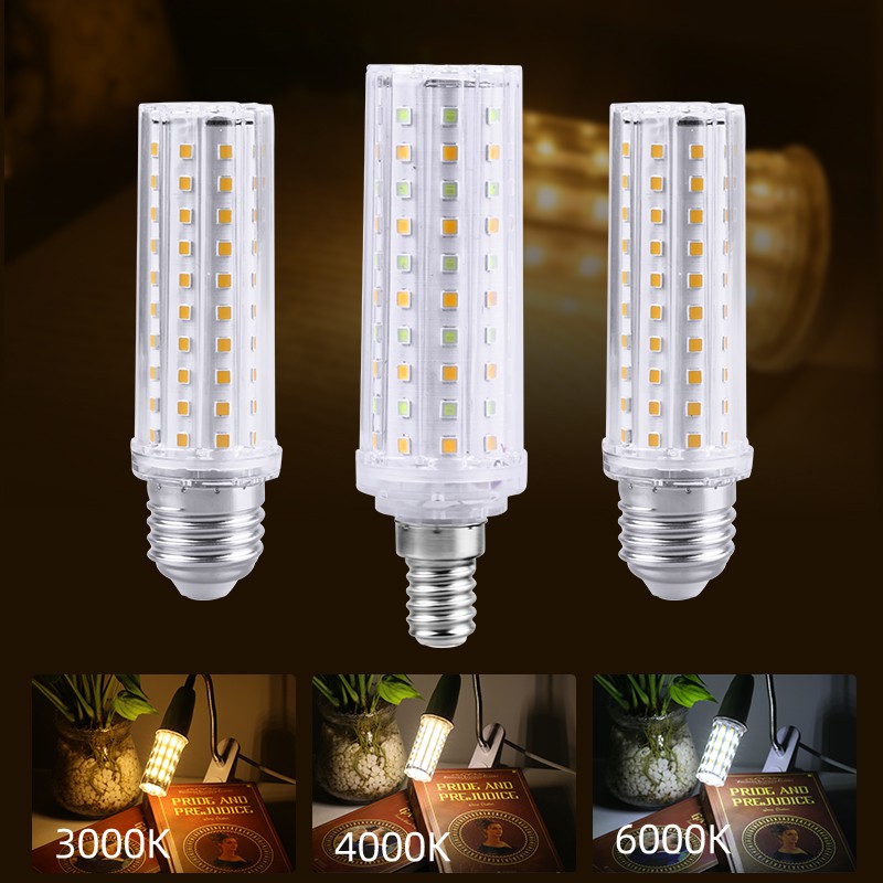 CHUANGYANG Bóng đèn led bắp 3 màu E27 12w 18w tiện lợi tiết kiệm năng lượng