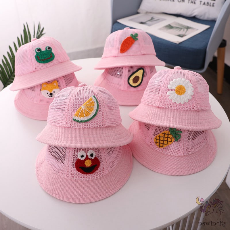 Nón tai bèo chống nắng họa tiết hoạt hình thời trang mùa hè xinh xắn cho trẻ em