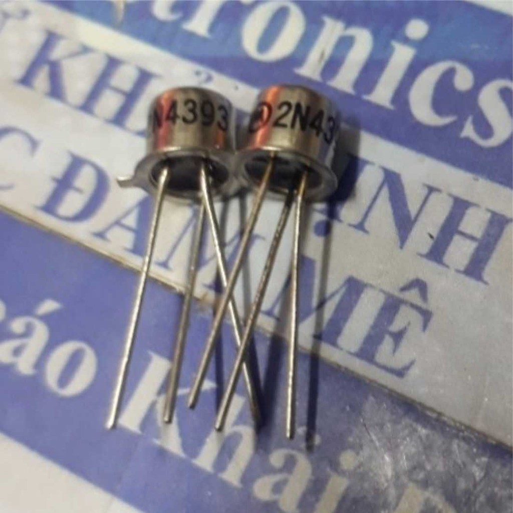 2N4393 vỏ sắt, kiểu chân TO-18 hàng chính hãng JFET kênh N 50mA 40V kde4371