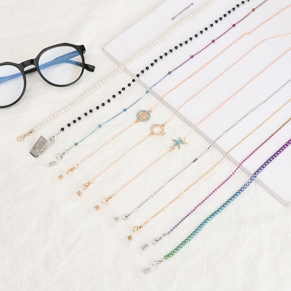 UPSTOP Adjustable Anti-lost Eyeglass Chain and Face Mask Strap Beaded