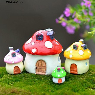 Nhà hình nấm trang trí xinh xắn