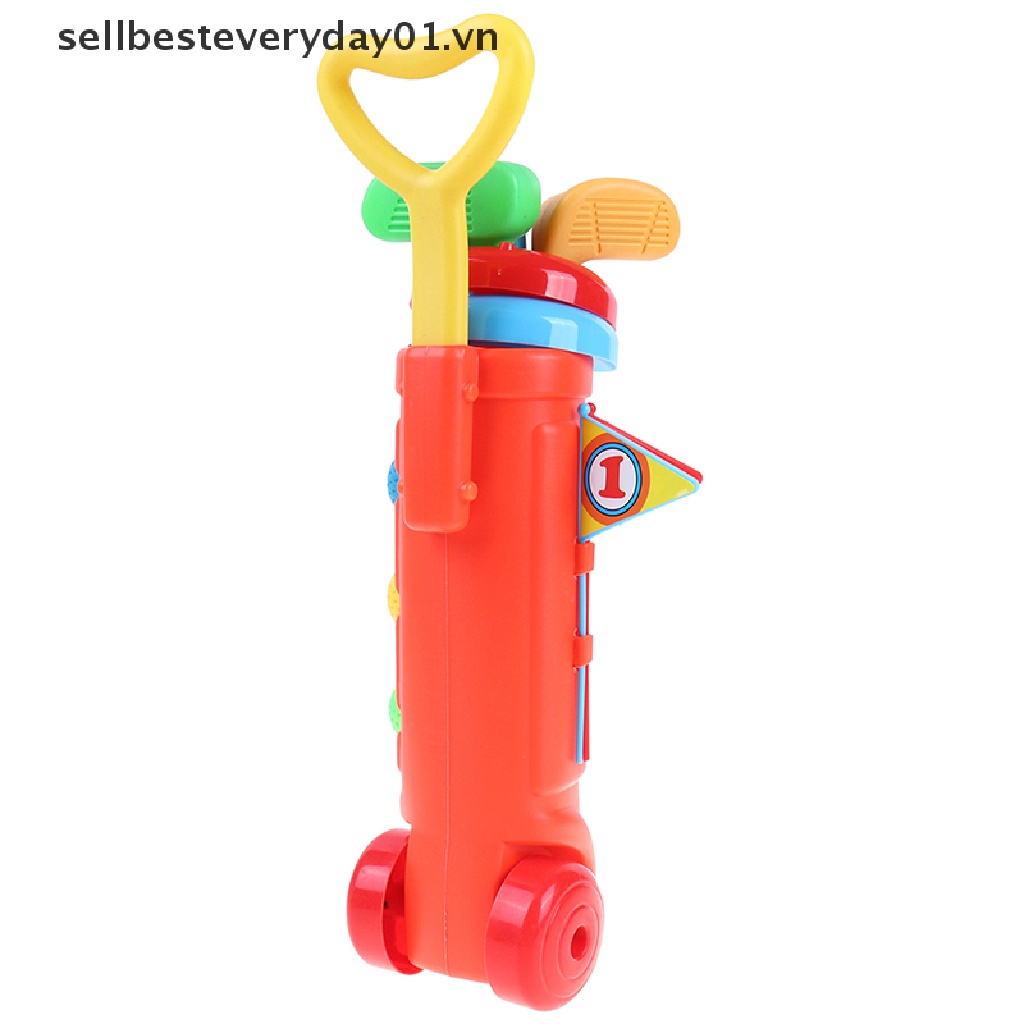 1 Bộ Đồ Chơi Đánh Golf Mini Bằng Nhựa Nhiều Màu Cho Bé (1 Tuổi)